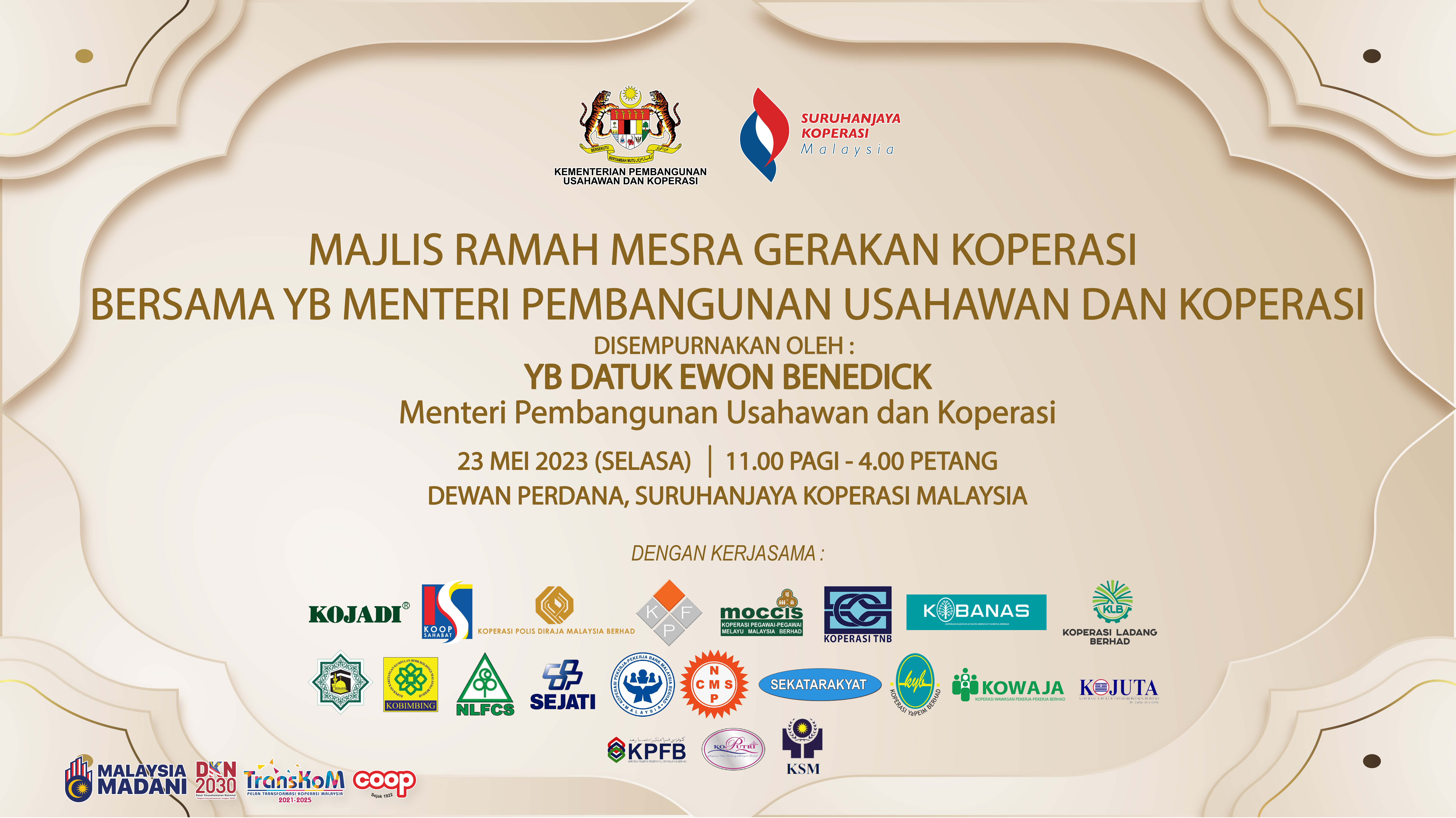 MAJLIS RAMAH MESRA  GERAKAN KOPERASI