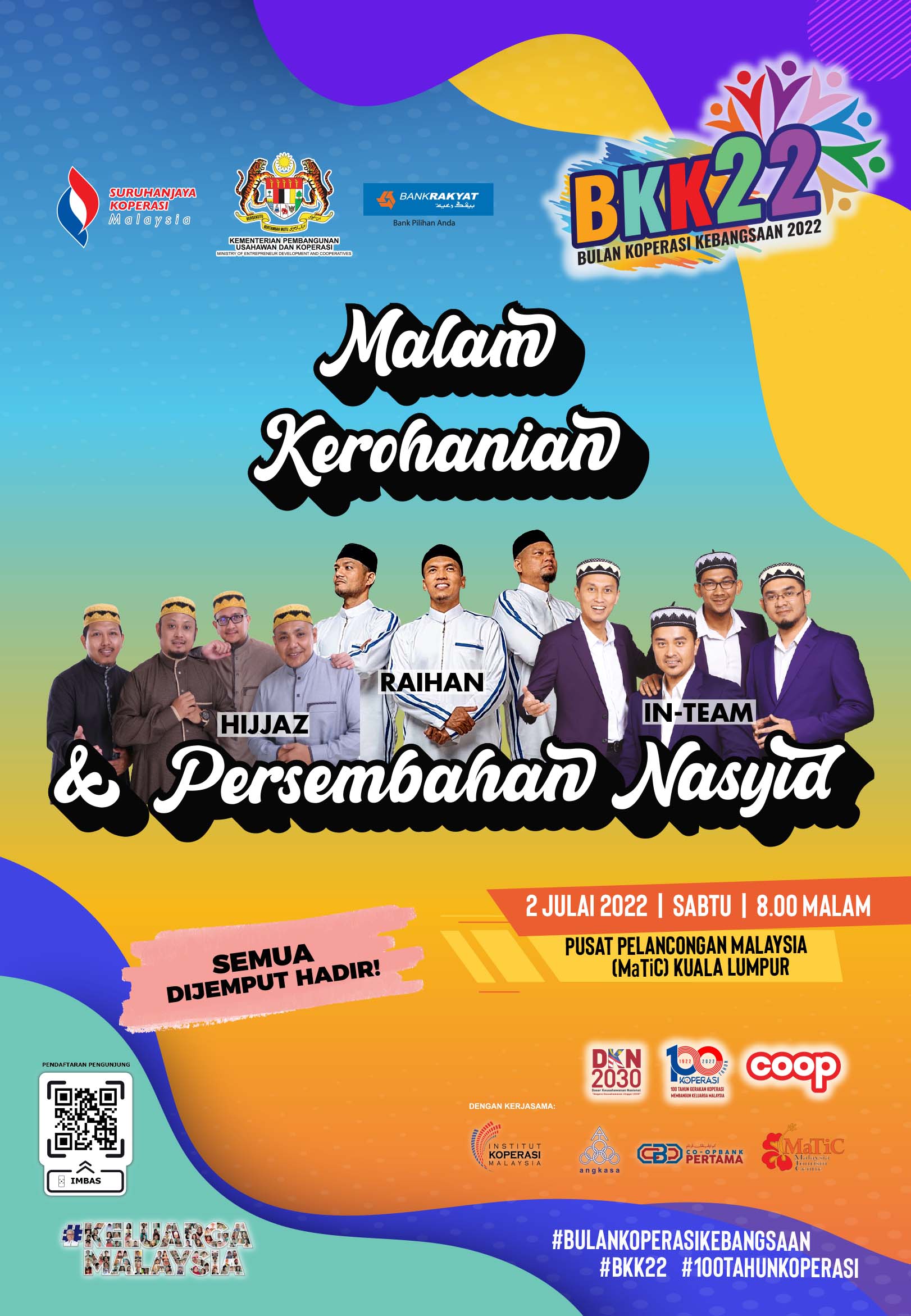 MALAM KEROHANIAN PERSEMBAHAN NASYID BKK22