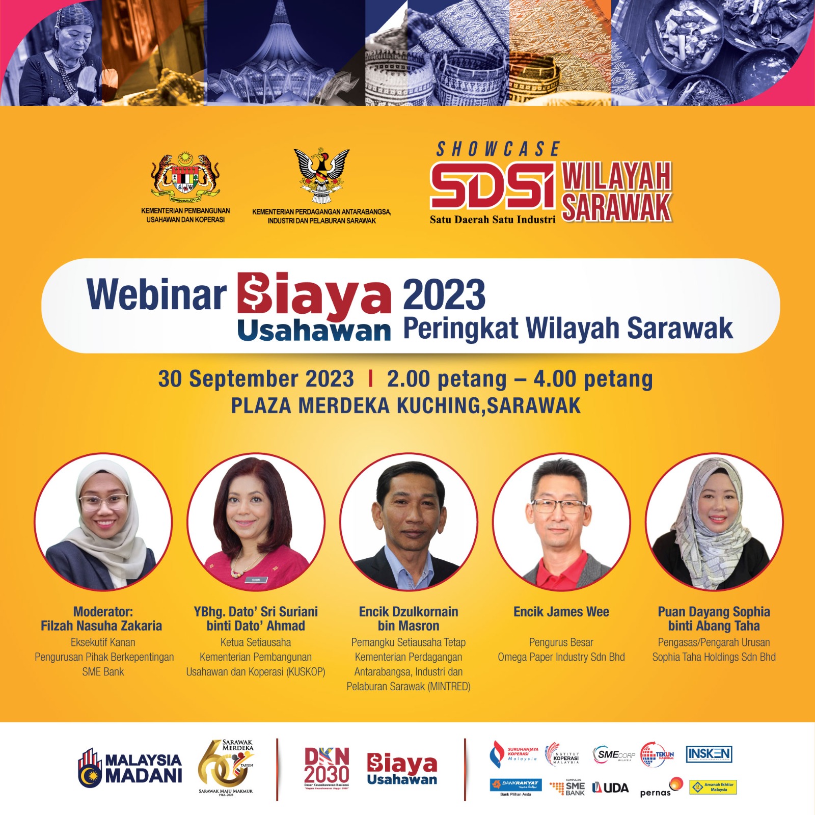 Webinar Biaya SDSI Wilayah Sarawak 2023